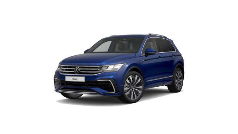 Lapiz blue metallic Gebraucht 2023 VW Tiguan R-line SUV | 37.292 € (Etwas zu teuer) - Bild 1/4