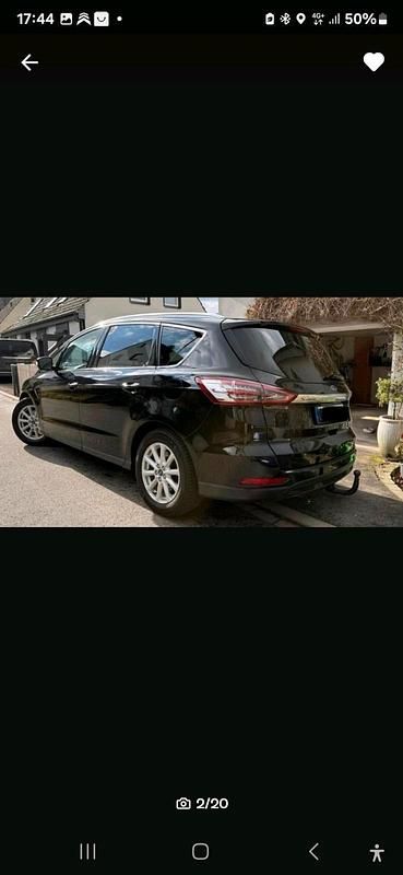 Gebraucht Ford S-MAX S 150 PS (110 kW) 2017 Schwarz Van / Kleinbus