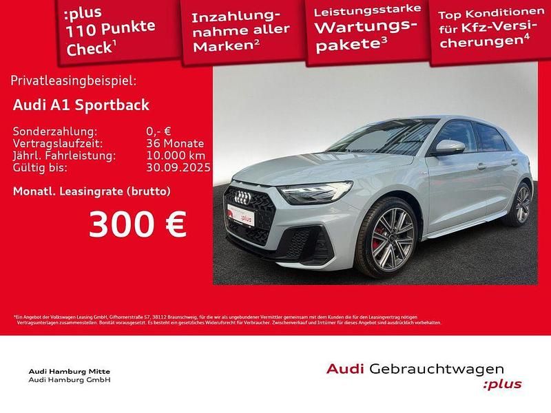 Grau Gebraucht 2024 Audi A1 Sportback S-Line Kleinwagen | 26.450 € (Fairer Preis) - Bild 1/3