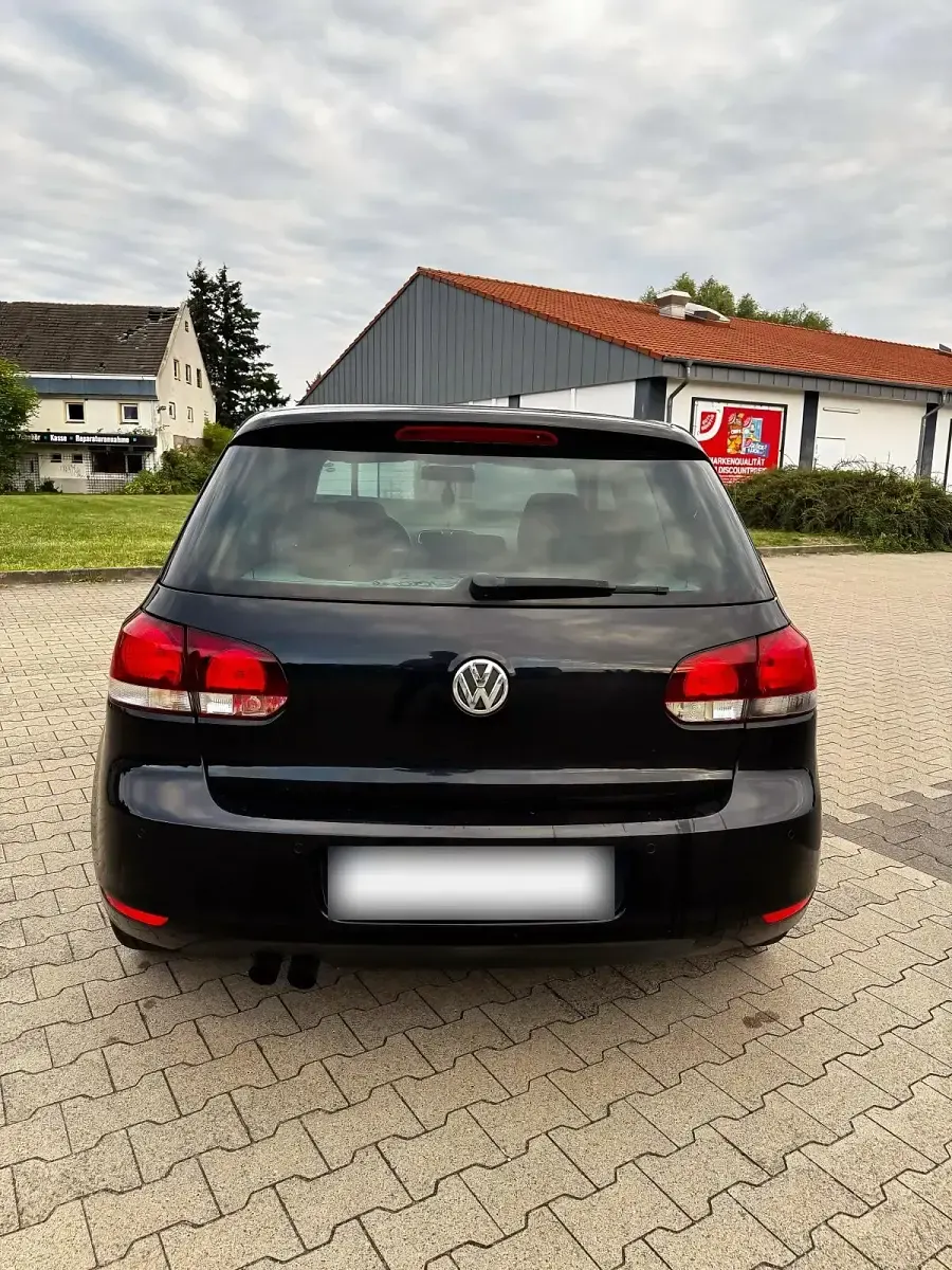 Gebraucht VW Golf VI 122 PS (89 kW) 2009 Schwarz Kleinwagen