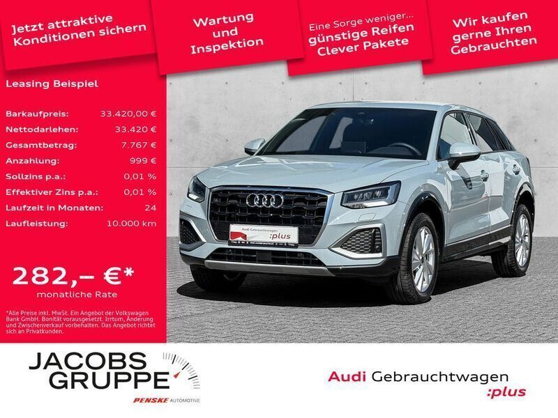 Pfeilgrau perleffekt Gebraucht 2024 Audi Q2 Advanced Plus SUV | 33.420 € (Fairer Preis) - Bild 1/4