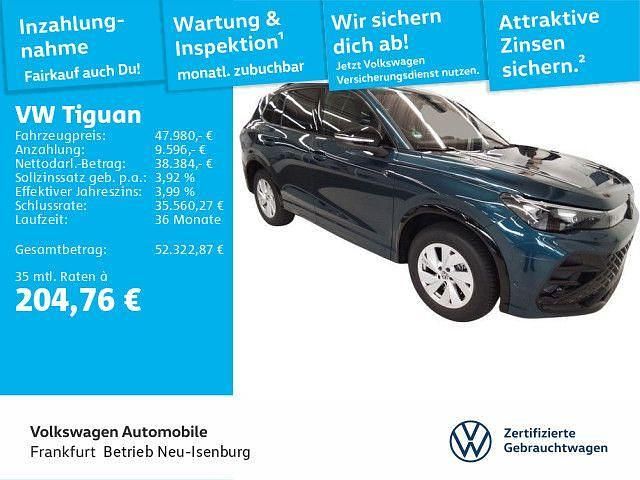 Nightshade blue metallic Gebraucht 2025 VW Tiguan R-line SUV | 47.980 € (Fairer Preis) - Bild 1/4