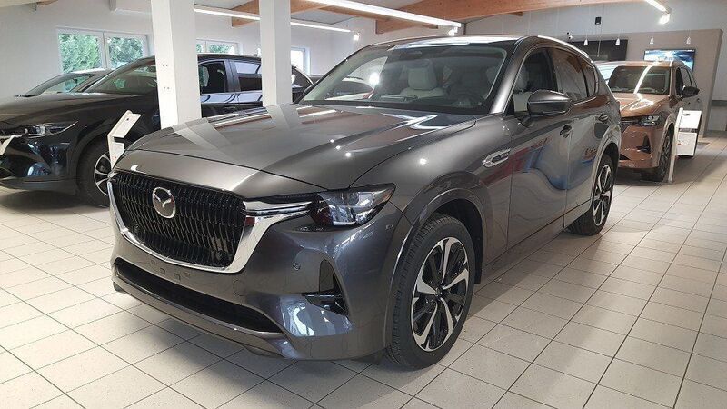 Machine grey Neu 2025 Mazda CX-60 Takumi-Line SUV | 49.960 € (Superpreis) - Bild 1/4