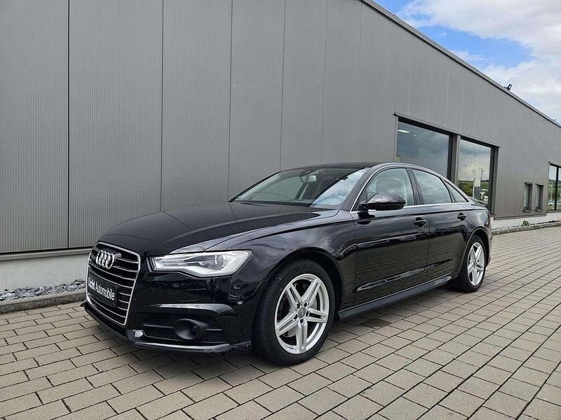 Brillantschwarz Gebraucht 2017 Audi A6 Sport Limousine | 23.990 € (Fairer Preis) - Bild 1/4