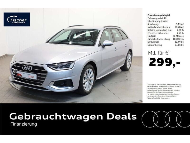Silber Gebraucht 2020 Audi A4 Advanced Kombi | 25.880 € (Superpreis) - Bild 1/4