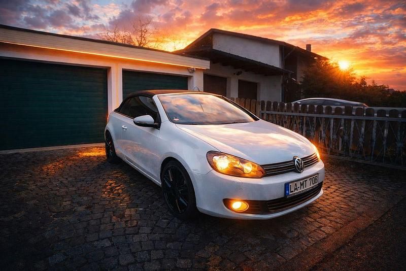 Weiß Gebraucht 2011 VW Golf Cabriolet Cabrio | 5.500 € (Guter Preis) - Bild 1/4