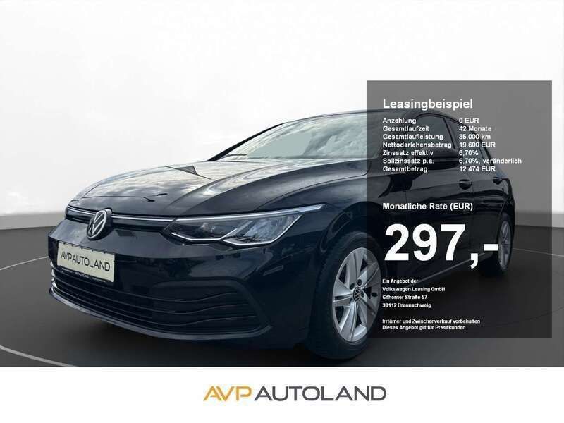 Deep black perleffekt Gebraucht 2020 VW Golf VIII Life Limousine | 19.600 € (Fairer Preis) - Bild 1/4