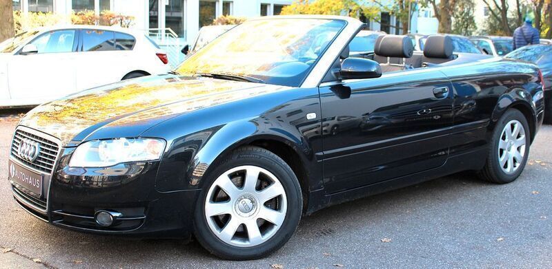 Phantomschwarz perleffekt Gebraucht 2008 Audi A4 Cabriolet Cabrio | 5.600 € (Superpreis) - Bild 1/4