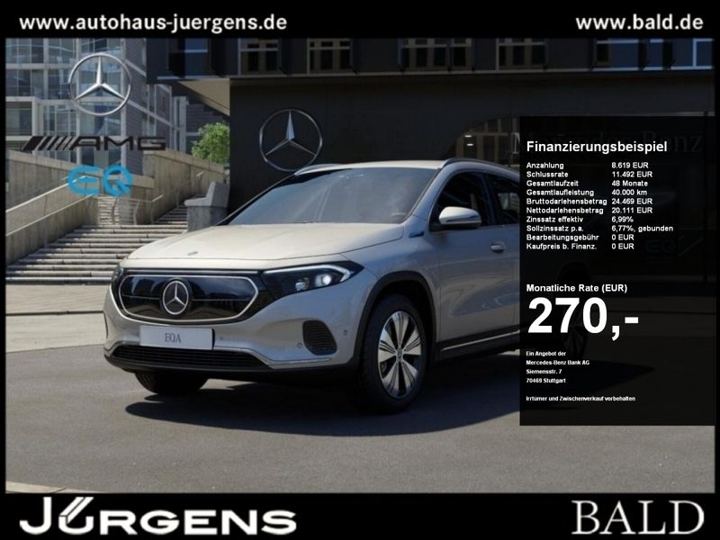 Iridiumsilber metallic Gebraucht 2022 Mercedes EQA250 Progressive SUV | 30.790 € (Fairer Preis) - Bild 1/4