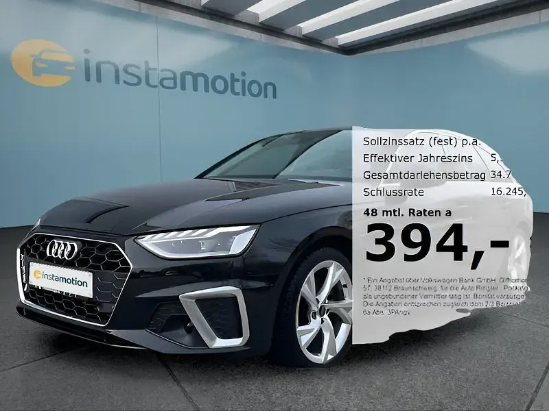 Używany Audi A4 S-Line 150 KM (110 kW) 2025 Czarny Kombi