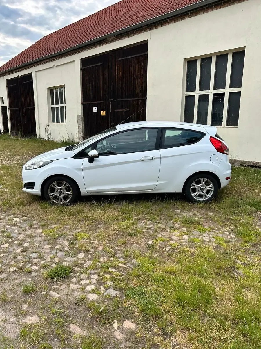 Gebraucht Ford Fiesta 65 PS (47 kW) 2014 Weiß Kleinwagen