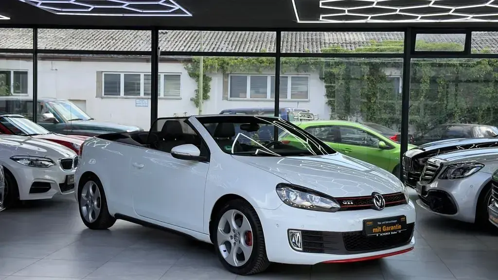 Gebraucht VW Golf Cabriolet GTI 211 PS (155 kW) 2012 Weiß Cabrio