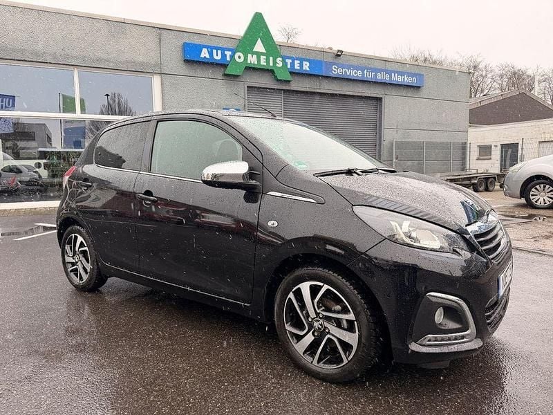 Schwarz Gebraucht 2020 Peugeot 108 Top! Collection Cabrio | 11.990 € (Teuer) - Bild 1/4
