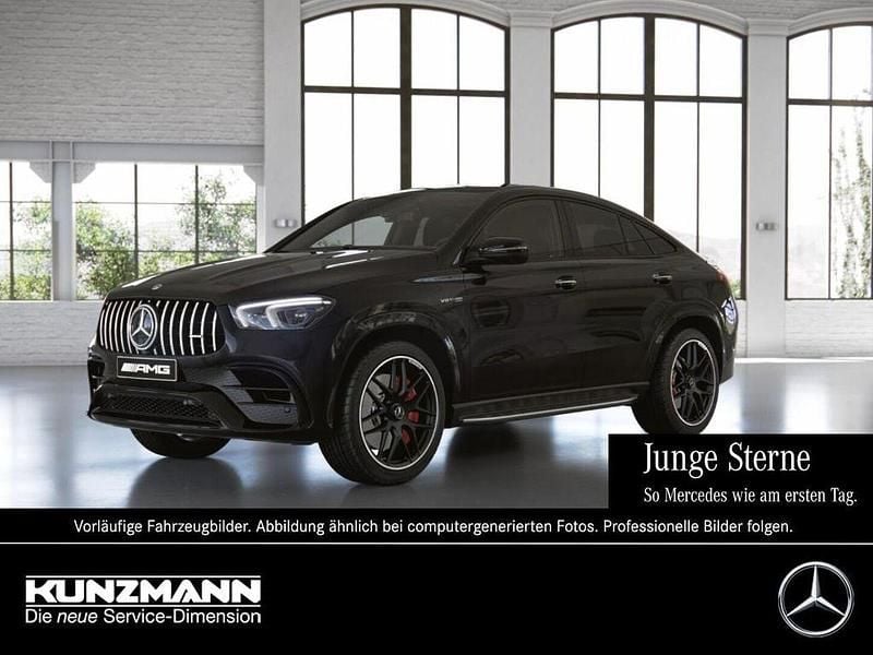Obsidianschwarz metallic Gebraucht 2024 Mercedes GLE63 AMG AMG Coupé | 109.953 € (Superpreis) - Bild 1/4