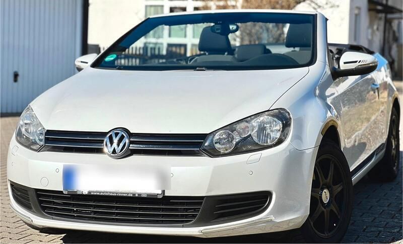 Weiß Gebraucht 2013 VW Golf Cabriolet Cabrio | 9.500 € (Etwas zu teuer) - Bild 1/4