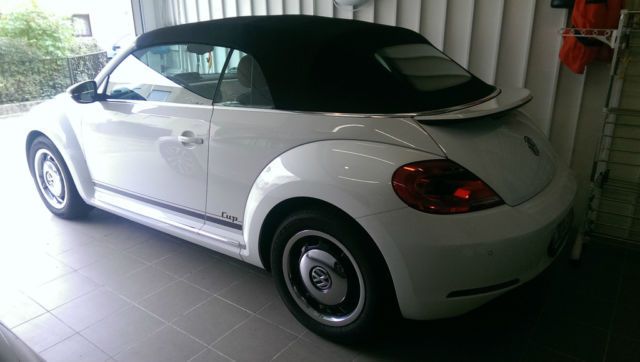 Verkauft Vw Beetle Cabrio Sondermodel Gebraucht 2017 6 800 Km In 1 4 Gebraucht Vw Beetle Cabrio Sondermodel Cup Weiss Innen Beige