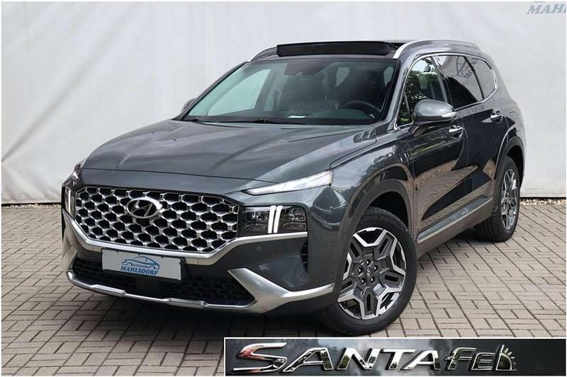 Grün Gebraucht 2022 Hyundai Santa Fe Prime SUV | 34.460 € (Guter Preis) - Bild 1/3