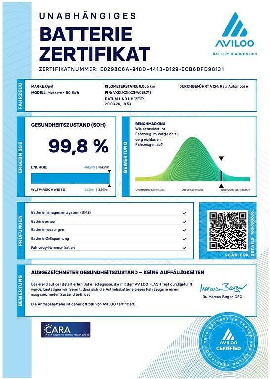 Gebraucht Opel Mokka-e Edition 100 kW (136 PS) 2023 Blau SUV