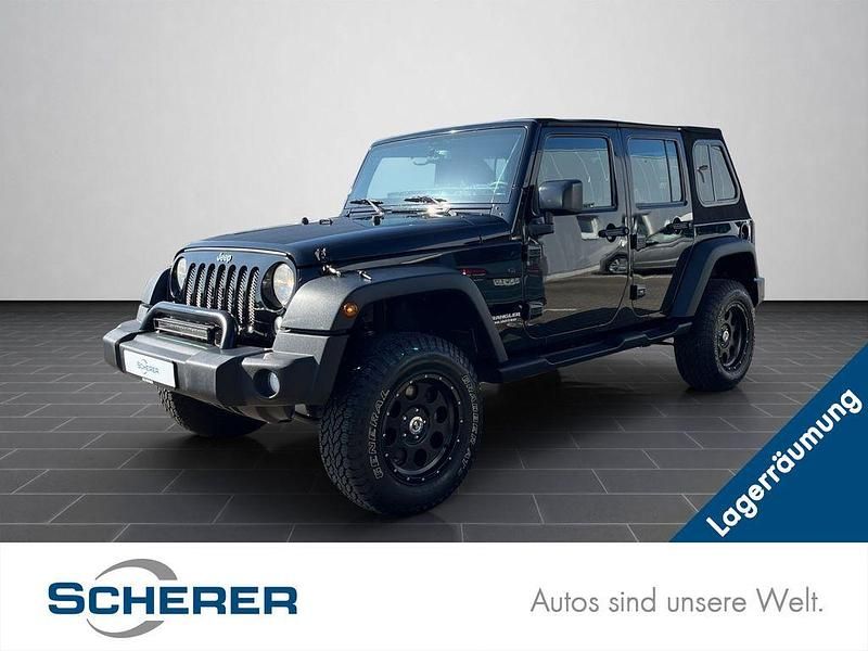 Schwarz Gebraucht 2016 Jeep Wrangler Sport SUV | 30.900 € (Etwas zu teuer) - Bild 1/4