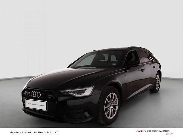 Mythosschwarz metallic Gebraucht 2025 Audi A6 Advanced Plus Kombi | 50.020 € (Superpreis) - Bild 1/4