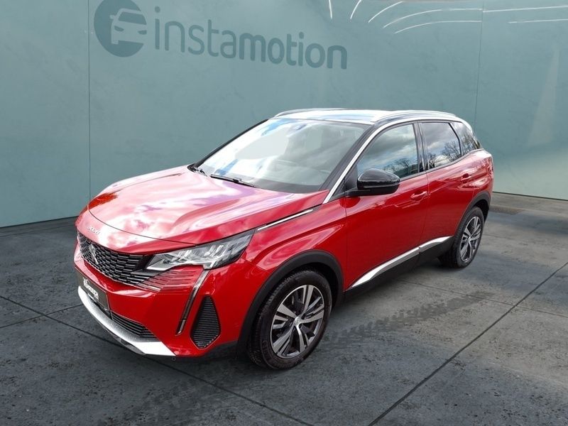 Rot Gebraucht 2021 Peugeot 3008 Allure SUV | 23.240 € (Fairer Preis) - Bild 1/4