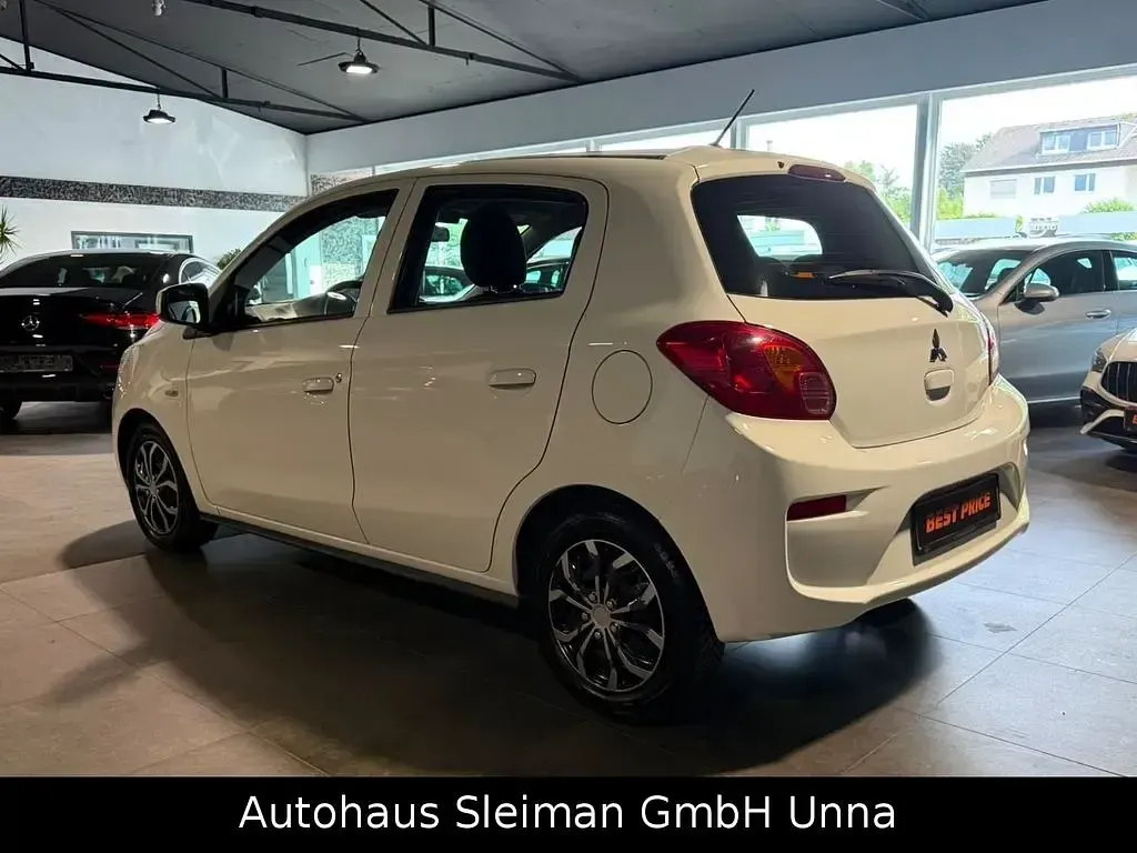 Gebraucht Mitsubishi Space Star Diamant Edition 71 PS (52 kW) 2019 Weiß Kleinwagen