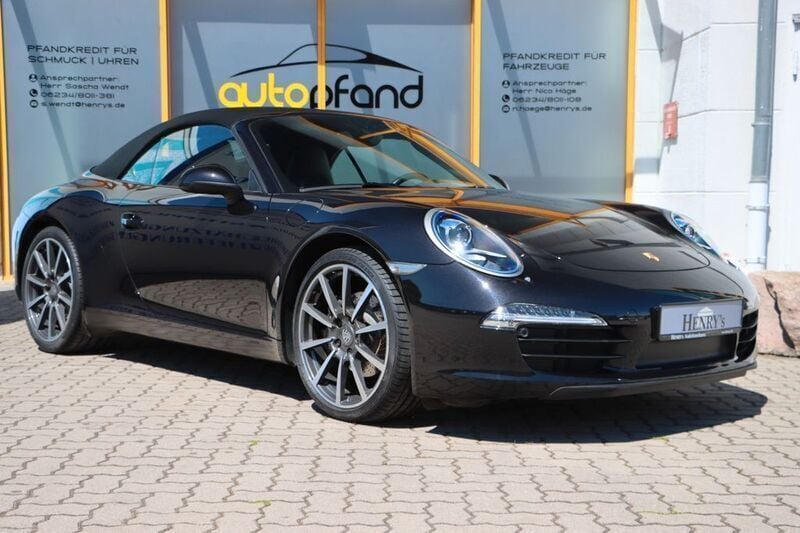 Schwarz Gebraucht 2013 Porsche 911 Carrera Cabriolet Cabrio | 91.900 € (Teuer) - Bild 1/4