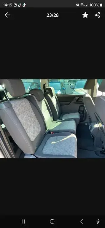 Gebraucht VW Sharan Trendline 116 PS (85 kW) 2017 Silber Van / Kleinbus