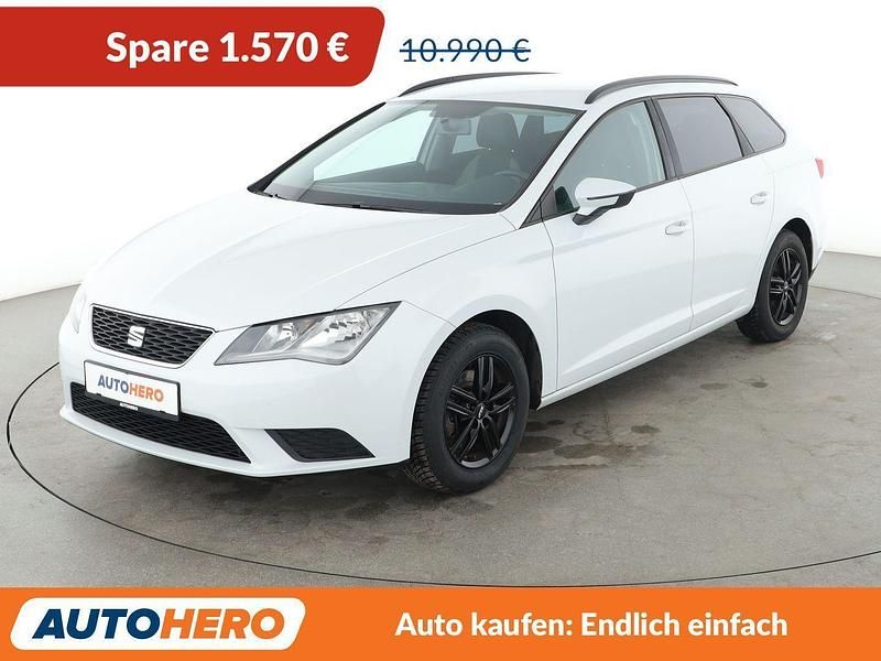 Begagnad Seat Leon Reference 110 HK (80 kW) 2015 Vit Kombi