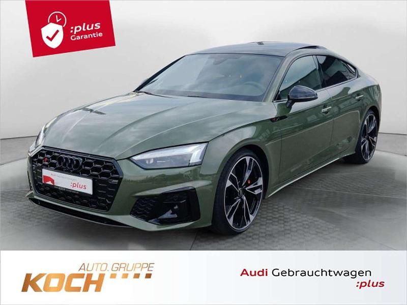 Distriktgrün metallic Gebraucht 2024 Audi S5 Limousine | 57.890 € (Superpreis) - Bild 1/2
