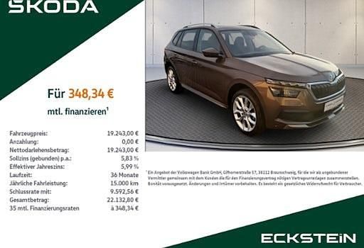 Maplebraun metallic Gebraucht 2020 Skoda Kamiq Style SUV | 19.243 € (Fairer Preis) - Bild 1/4