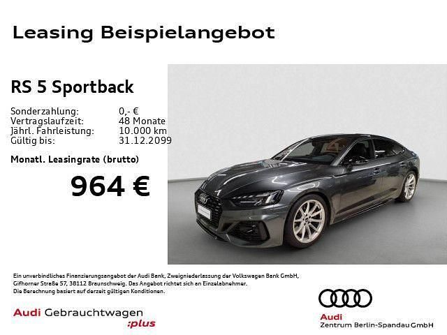 Grau Gebraucht 2024 Audi RS5 Sportback Sport Limousine | 75.690 € (Fairer Preis) - Bild 1/4