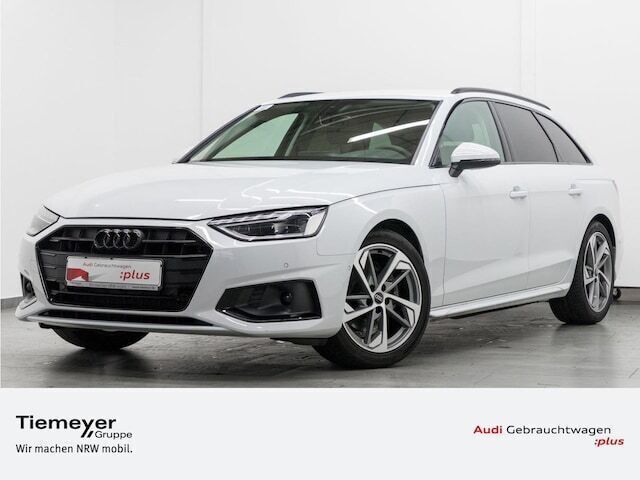 Gletscherweiß metallic Gebraucht 2024 Audi A4 Advanced Plus Kombi | 37.260 € (Etwas zu teuer) - Bild 1/4