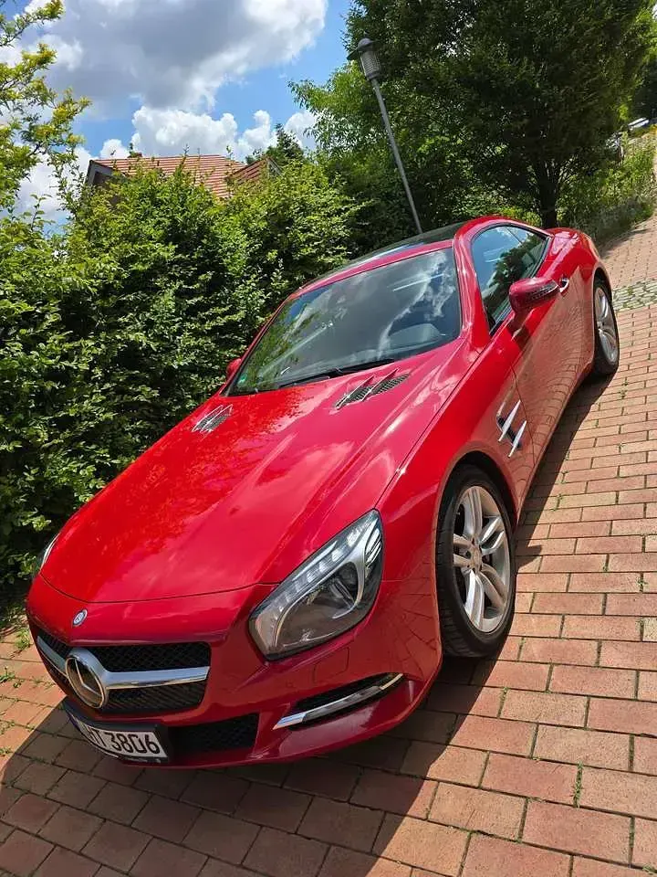 Gebraucht Mercedes SL500 435 PS (319 kW) 2013 Rot Cabrio