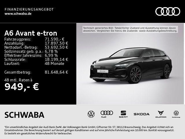 Schwarz Gebraucht 2025 Audi A6 e-tron Sport Kombi | 71.590 € (Teuer) - Bild 1/4