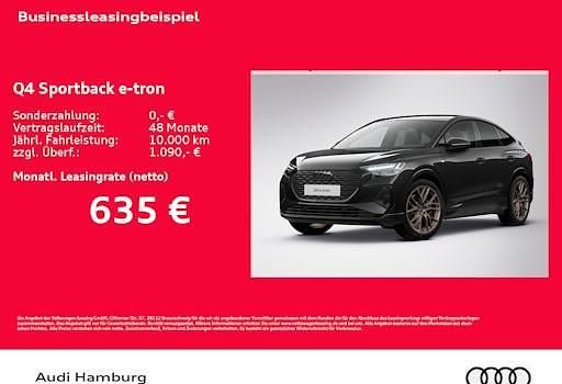Schwarz Neu 2026 Audi Q4 Sportback e-tron Sport SUV | 66.741 € - Bild 1/4