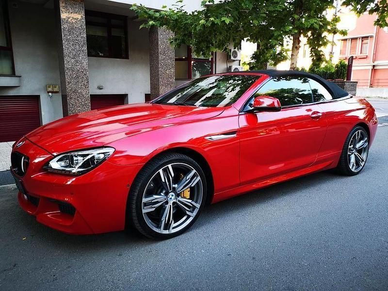 Rot Gebraucht 2013 BMW 650 Cabriolet M Sport Cabrio | 35.550 € (Teuer) - Bild 1/4