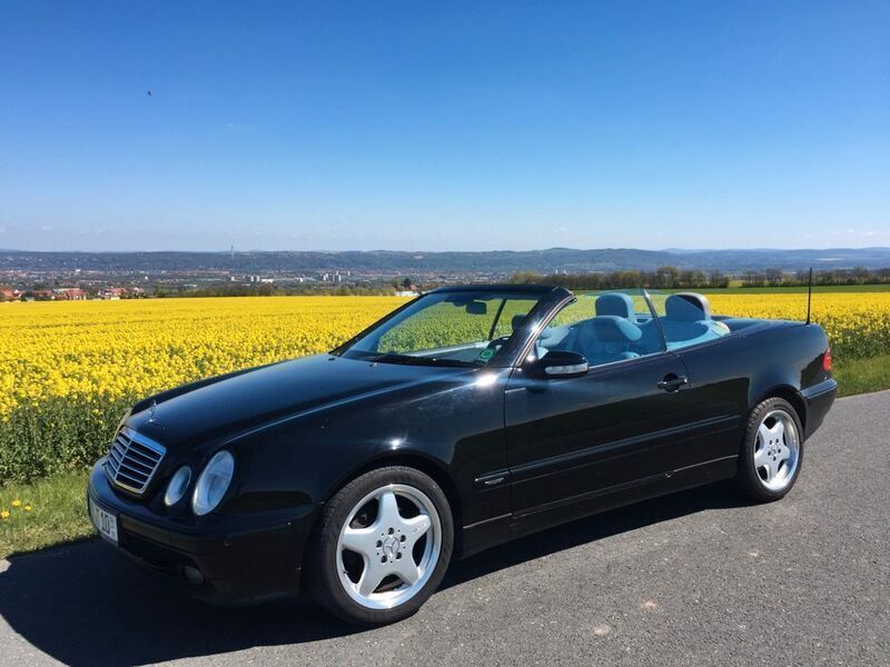 Schwarz Gebraucht 1999 Mercedes CLK320 Avantgarde Cabrio | 10.200 € (Teuer) - Bild 1/4