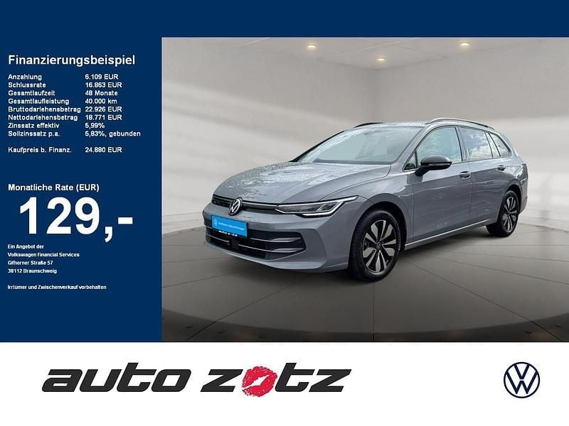 Grau Gebraucht 2024 VW Golf VIII Goal Kombi | 24.880 € (Superpreis) - Bild 1/4