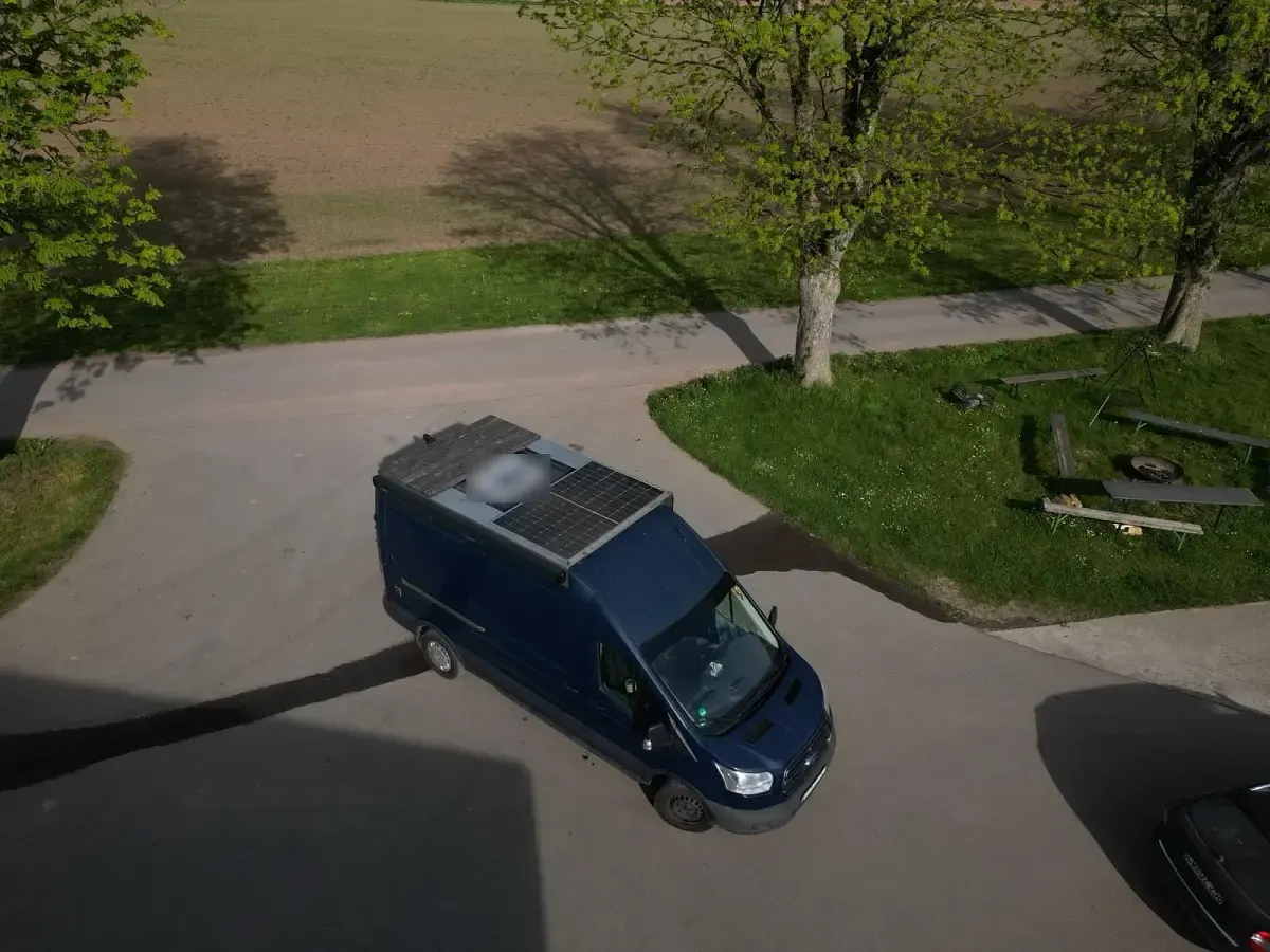 Gebraucht Ford Transit 125 PS (91 kW) 2015 Blau Van / Kleinbus