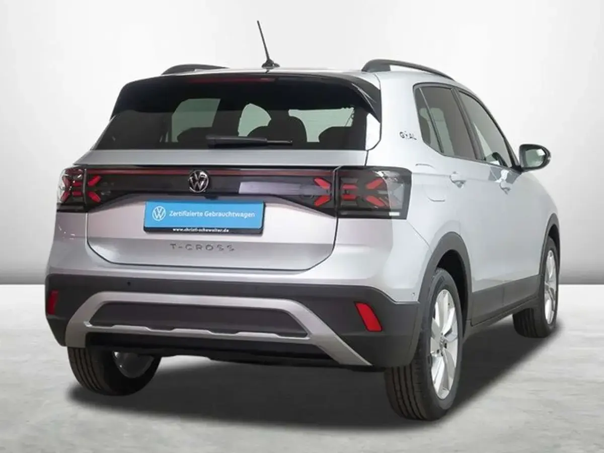 Gebraucht VW T-Cross Goal 116 PS (85 kW) 2025 Reflexsilber metallic SUV