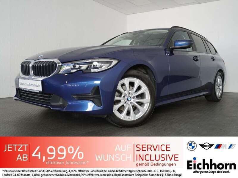 Phytonicblau metallic Gebraucht 2022 BMW 318 Advantage Kombi | 26.490 € (Superpreis) - Bild 1/4