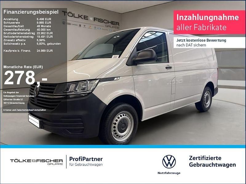 Candyweiß Gebraucht 2021 VW T6.1 Van | 24.989 € (Superpreis) - Bild 1/4