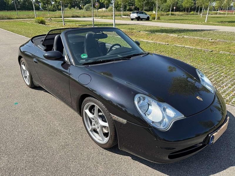 Schwarz Gebraucht 2004 Porsche 911 Carrera Cabriolet Cabrio | 54.900 € - Bild 1/4