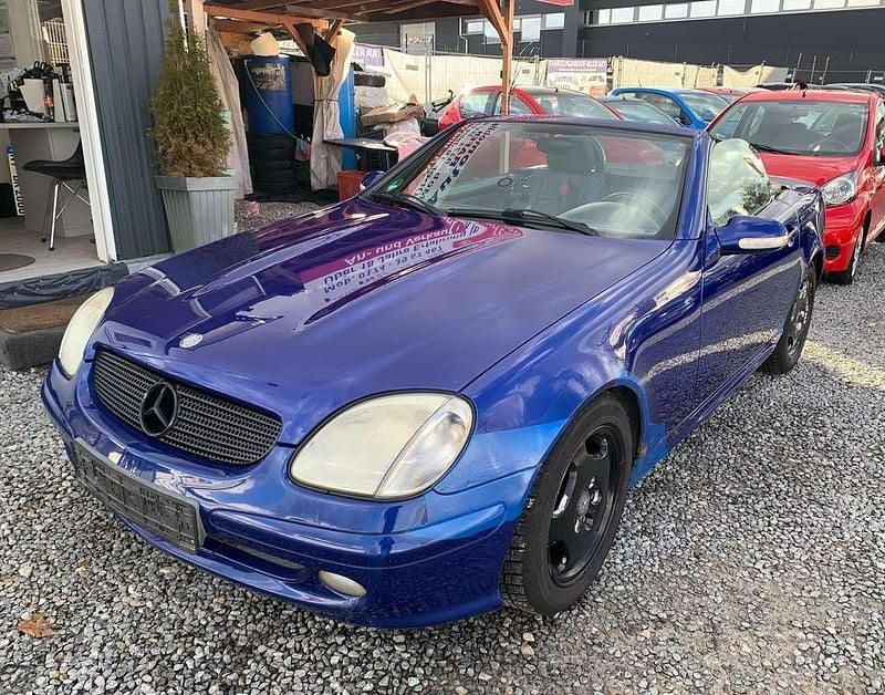 Gebraucht Mercedes SLK200 163 PS (119 kW) 2001 Blau Cabrio