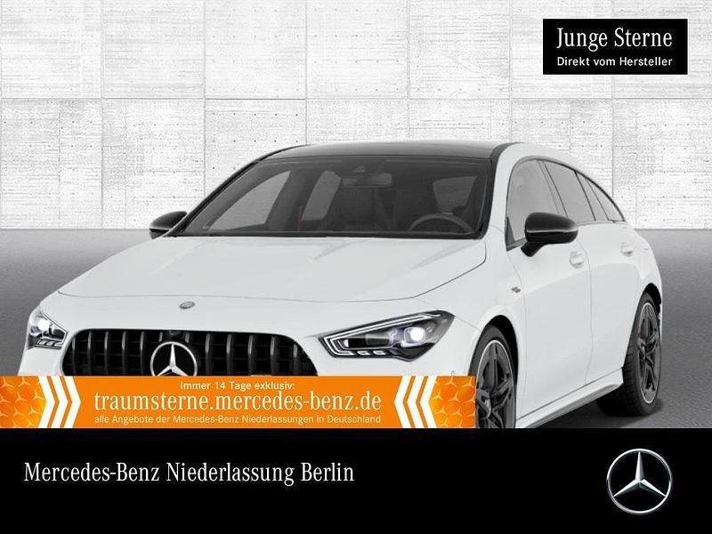 Weiß Gebraucht 2024 Mercedes CLA45 AMG Premium Plus Limousine | 56.890 € (Guter Preis) - Bild 1/3