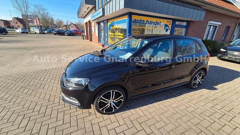 Gebraucht VW Polo Trendline 60 PS (44 kW) 2017 Schwarz Kleinwagen