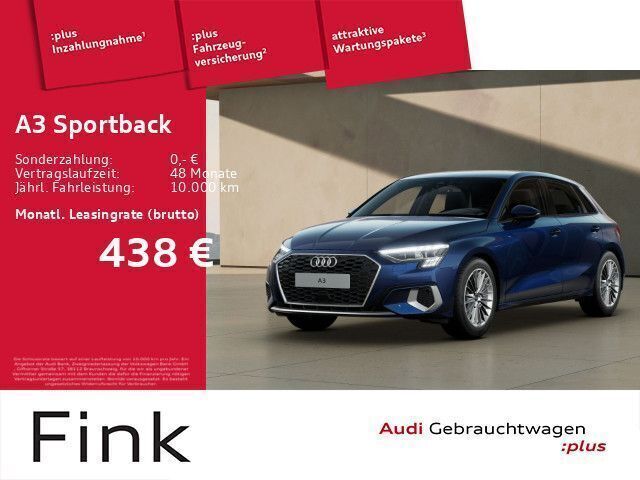 Blau Neu 2025 Audi A3 Sportback Advanced Plus Limousine | 35.950 € (Fairer Preis) - Bild 1/4