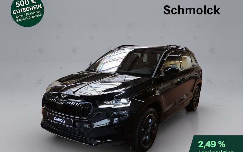 Schwarz Neu 2024 Skoda Karoq SportLine SUV | 42.790 € (Etwas zu teuer) - Bild 1/4