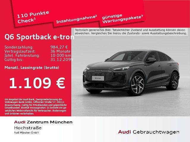 Magnetgrau Gebraucht 2025 Audi Q6 Sportback e-tron Performance SUV | 77.752 € (Guter Preis) - Bild 1/2